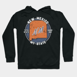 New Mexico My State Patriot State Tourist Gift Hoodie